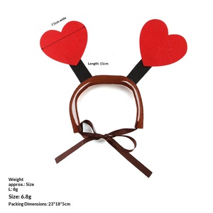 Diadema ajustable para mascotas, accesorio divertido y lindo para la cabeza <span class=keywords><strong>de</strong></span> perros y gatos, ideal para Halloween, Navidad, fiestas, cosplay y fotos. - Product Image 6