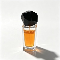 Flacon pulvérisateur de parfum rectangulaire vide 30 ml, flacon en verre transparent à sertir avec logo personnalisé