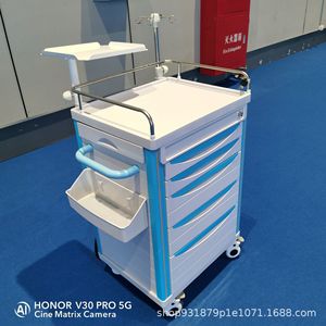 Chariot de salon avec tiroirs, chariot médical en ABS, roues universelles, 890x520x824mm, pour usage clinique et esthétique - Product Image 3