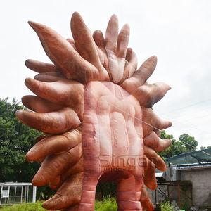 หัวสิงโตเป่าลมขนาดใหญ่ 10 เมตร 33 ฟุต ทำจากผ้า Oxford 300D พร้อมพัดลมในตัว สำหรับตกแต่งเวทีและงานเทศกาล - Product Image 3