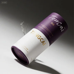 Biểu Tượng Tùy Chỉnh Thiết Kế Nhỏ Vận Chuyển Hộp Giấy Các Tông Kinh Doanh Hộp Quà Tặng Bao Bì Cho Mỹ Phẩm Thủ Công Mỹ Nghệ Ống Xi Lanh Hộp - Product Image 4