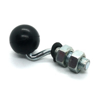 Roue à billes omnidirectionnelle en caoutchouc OF50 50 mm pour convoyeur de table en verre, roue omnidirectionnelle en caoutchouc pour meuleuse à verre trempé