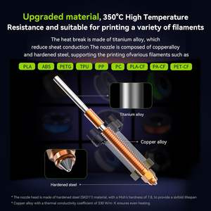 Kit de bloc chauffant en céramique Creality K2 Plus, résistant aux hautes températures jusqu'à 350C, pour imprimante 3D - Product Image 5