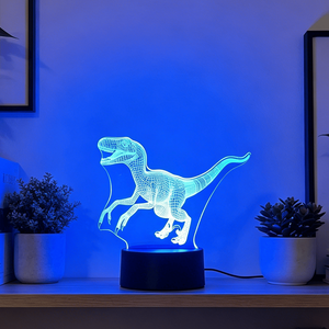 Room 3D Decor Home Lamp 16 Colors Changing Dinosaur Night <b>Light</b> WithBoys Kids Birthday Remote and Touch Control for - Product Image 4