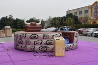 Équipement de jeux gonflables : Jeu de taureau mécanique de haute qualité avec rebondisseur pour adultes, modèle Kia Carnival, vente en gros, occasion