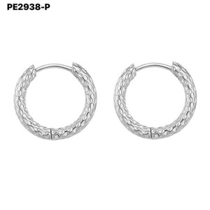 Fashion 2.5*18 Earrings DE ARO Hoop PE2938 for Women High Quality Jewelry - Product Image 1