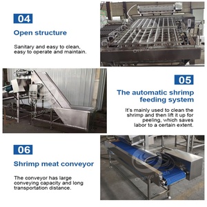 Éplucheuse <span class=keywords><strong>de</strong></span> crevettes automatique <span class=keywords><strong>ORME</strong></span> Machine à éplucher la peau <span class=keywords><strong>de</strong></span> crevettes Machine à déveiner les crevettes - Product Image 4