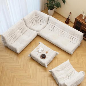 Sofá Caterpillar de 1, 2 y 3 Plazas, Compresión al Vacío, Sillón de Felpa, Sofá Portátil para Exteriores, Juego de Sofás para Sala de Estar - Product Image 6