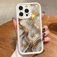 Coque de téléphone portable en gros à motif marbre pour iPhone 16 15 17 Air Pro Max, couleur bonbon, givrée, antichoc, protection arrière
