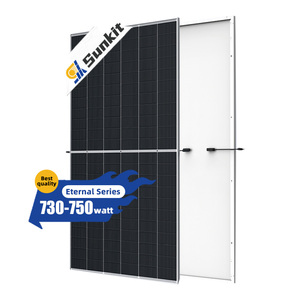 Paneles Solares Bifaciales de Doble Vidrio Sunkit SK730-750-66HD, Tipo N, PERC, Media Celda, 650W/700W/750W/1000W, Monocristalinos, 24% de Eficiencia - Product Image 1