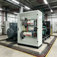 Panneau de commande de synchronisation de générateur Fuken haute performance IP55, tableaux de distribution électrique entièrement assemblés, alimentation industrielle