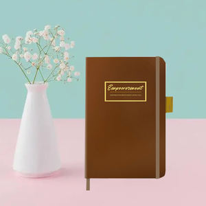 Diseño de logotipo personalizado <span class=keywords><strong>minimalista</strong></span> páginas de impresión <span class=keywords><strong>Agenda</strong></span> viaje planificador diario semanal A5 PU cuero Tapa dura diario cuaderno - Product Image 3