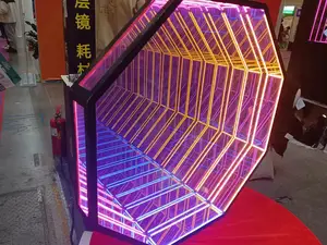 Hot Sale Lighted LED Bathroom 3D Infinity Mirror For Hotel