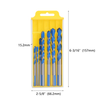 LAVIE Foret à verre multifonctionnel Forets triangulaires pour carreaux de céramique Béton Verre Marbre DB02061 Service OEM