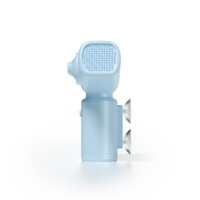Machine à bulles et jets de bain murale portable sans fil en plastique poli avec étanchéité IP67 pour la relaxation à domicile