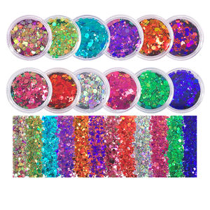 Poudre de paillettes épaisses aux couleurs personnalisées BABYSBREATH, écologique, non toxique, imperméable, réutilisable, fournitures de fête d'usine, cartes de vœux - Product Image 1