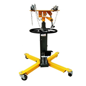 Martinetto Idraulico Elettrico Telescopico per Carichi Pesanti da 0,6 Tonnellate con Staffa Ruota Girevole, Costruzione <span class=keywords><strong>in</strong></span> Acciaio, Altezza Massima 175 cm - Product Image 3