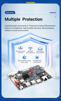 Carte mère industrielle A133 Quad-Core Cortex-A53, décodage 4K, large plage de tension 12-36V, sans ventilateur, pour contrôle industriel
