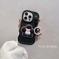 Étui de protection pour téléphone portable BAILI Factory Macaron Color Wave pour Samsung Galaxy S25 Plus A26 A14 A15, coque de téléphone en silicone à fleurs