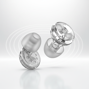 Bouchons d'oreille réglables haute fidélité à structure acoustique professionnelle pour concerts en direct avec filtre intégré CE - Product Image 1