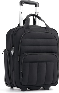 Maleta de Viaje Pequeña Personalizada de Fábrica para Llevar Debajo del Asiento con <span class=keywords><strong>Ruedas</strong></span> de 16'', Maleta Ligera para <span class=keywords><strong>Mujer</strong></span> - Product Image 3