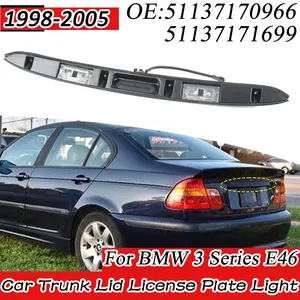 StarNav For 3 Series E46 320i 323i 325i 325xi 328i 330i 330xi 1998-2005 Car Trunk Lid License <b>Plate</b> <b>Light</b> With <b>Switch</b> Trim - Product Image 1