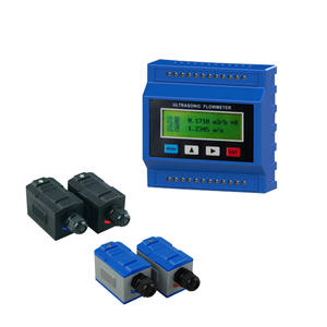 超音波流量計モジュールタイプステンレス鋼PVCパイプ熱水液体計器クランプ - Product Image 2