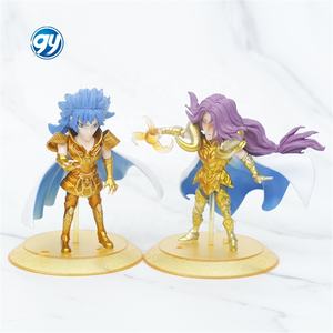 11ซม. เซนต์เซย์ย่าอนิเมะฟิกเกอร์ตำนานผ้า LEO aiolia Aquarius Camus หน้ากากมะเร็ง deathmask อัศวินสีทองตุ๊กตาญี่ปุ่น - Product Image 4