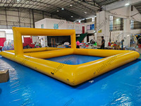 Terrain de volley-ball gonflable d'été de haute qualité, piscine gonflable extérieure pour adultes et enfants