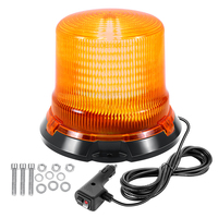 Emark ECE R10 12-24V Bernsteinfarbenes Magnetisches LED-Blitzlicht Notfall-Stroboskoplampe für Traktoren, Krankenwagen, Gabelstapler und LKWs