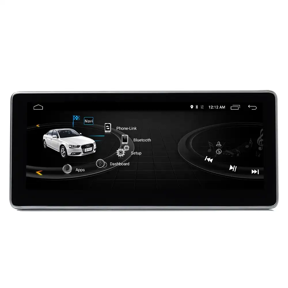 10.25 inch Android 10 touch Screen for A4 CD changer MMI 2G system 2004-2008 built-in carplay DSP multimedia