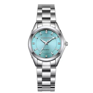 Reloj <span class=keywords><strong>CHRONOS</strong></span> para mujer, reloj de moda de estilo coreano resistente al agua para mujer, reloj informal con correa de acero inoxidable - Product Image 4
