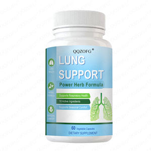 Volwassen LUNG SUPPORT Kruidenformule Ondersteunt de Ademhalingsgezondheid 10 Actieve Ingrediënten Ondersteunt Seizoensgebonden Comfort 60 <span class=keywords><strong>Capsules</strong></span> 2 - Product Image 6