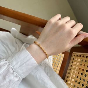 Dylam New Arrival Exquisite Design 925 Sterling Silver Rhodium 18K Gold Plated 5A Zircon <b>Bead</b> Beaded <b>Bracelets</b> for Women - Product Image 2