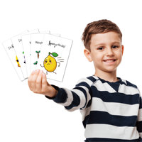 40 Cute Punny Puns Cartes postales pour enfants cartoon cartes manuscrites messages de bénédiction cartes de vœux pour camarades de classe Amis Enseignants