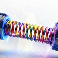 Ressorts de compression hélicoïdaux de précision en fil plat industriel léger, grand, long, en acier inoxydable, sur mesure par le fabricant, en vrac