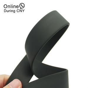 Tali dan tas kerah anjing lebar 25 mm tali anyaman berlapis PVC tahan air lembut warna kustom - Product Image 1