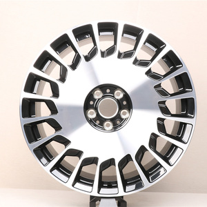 Llantas forjadas monobloque cóncavas profundas negras de <span class=keywords><strong>18</strong></span>-23 pulgadas, llantas de aleación de alto rendimiento para mercedes-benz para BMW Audi, nuevo ancho 8j - Product Image 1