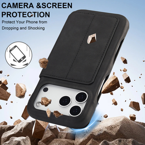 LCIMEEKE Soft Flip Card Slot Cash Bag PU Leather Phone Case pour <span class=keywords><strong>iPhone</strong></span> 17 Air 16 Pro Max 15 SE 6 7 8 XS XR 11 <span class=keywords><strong>12</strong></span> 13 14 Plus Mini - Product Image 2