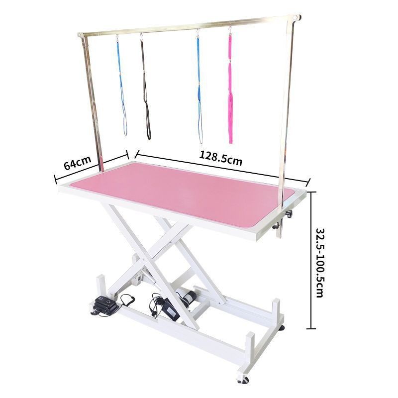 Mesa de belleza cuadrada (rosa)