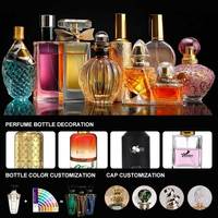 Flacon de parfum rechargeable unique personnalisé 30ml 50ml 100ml Flacon de parfum en verre de luxe vide avec emballage boîte