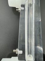 Débitmètre de gaz acrylique de haute qualité avec débitmètres d'air de panneau de rotamètre d'air de soupape réglable