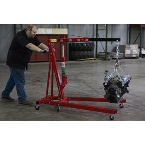 0.5ton 1ton 1.5ton 2ton ידנית הידראולית טלסקופי ום מיני איסוף רצפת מנוף למכירה - Product Image 6