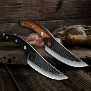 6 pulgadas hecho a mano de acero inoxidable de alto carbono mango de madera maciza Chef cocina corte carnicero cocina matanza Chef cuchillo de carnicero - Product Image 1