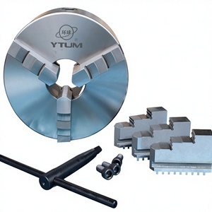 Mandrin de tour auto-centrant Ytum K11 200 mm à trois mors avec mors positifs et négatifs - Product Image 2