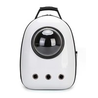 Sac à dos de transport pour animaux de compagnie, portable, respirant, en verre solide, avec fermeture éclair, pour les voyages en plein air, la randonnée et la marche