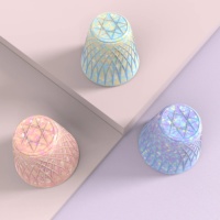 Bougies cylindriques en céramique personnalisées Relaxlines, faites à la main, aromathérapie, respectueuses de l'environnement, parfumées, longue durée, pour les fêtes