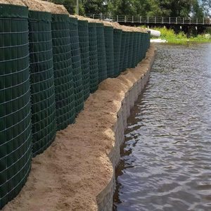 Hot Dipped Galvanized Welded <strong>Gabion</strong> Wire <strong>Mesh</strong> Bastion Defensive Barrier for Flood Control and Cages - Product Image 2