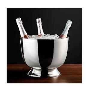 Bol à poinçon à champagne fini brillant Intérieur Extérieur Bar Artisanat Accessoires de bar personnalisés Bol en métal en acier - Product Image 4