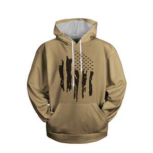 Sudaderas con capucha patrióticas cosidas de EE. UU. Jersey gráfico certificado de los hombres con bolsillos de doble acceso - Product Image 1